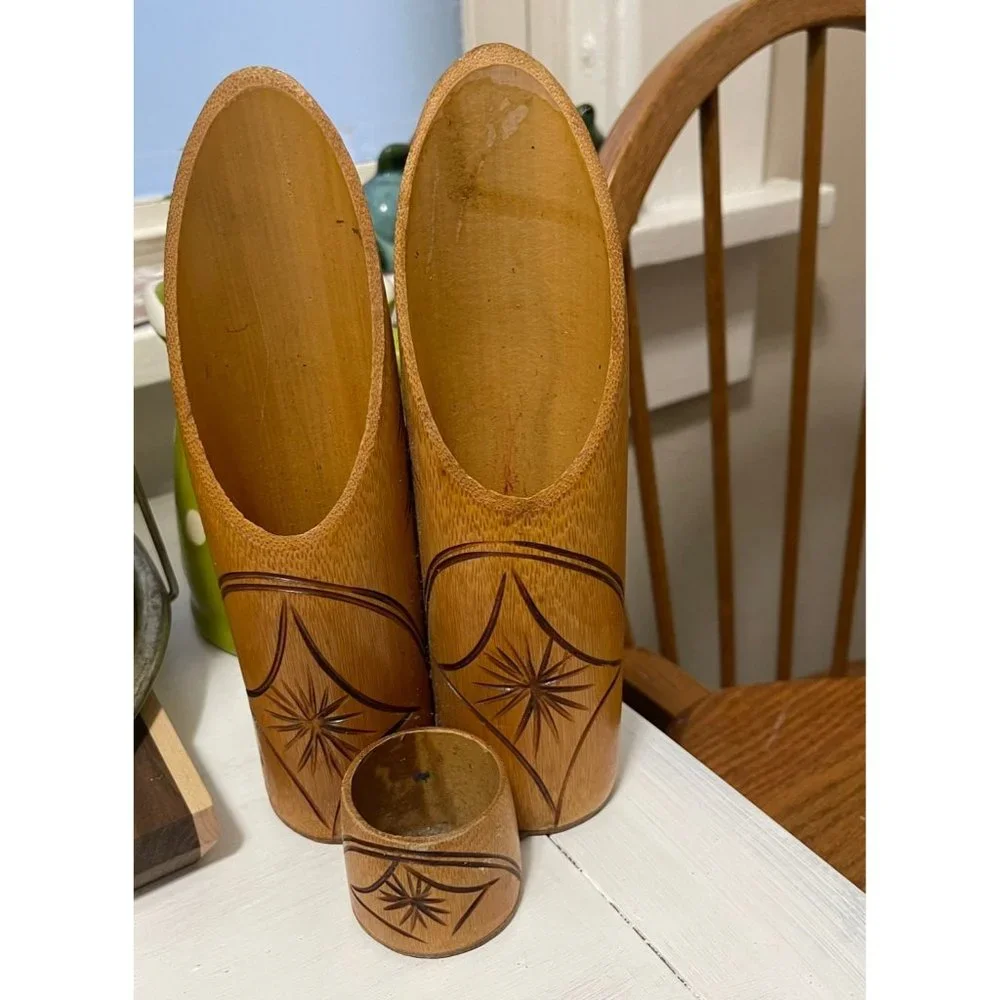 Bamboowala Natural Bamboo Pen Holder/counter organizer from Jamaica